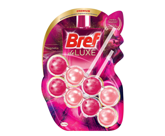 Bref WC kuglice Gel DeLuxe Delicate Magnolia 2x50 g za čistoću i luksuznu svežinu toaleta
